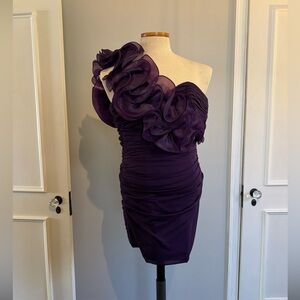 Women’s Purple Mini Dress - Size M